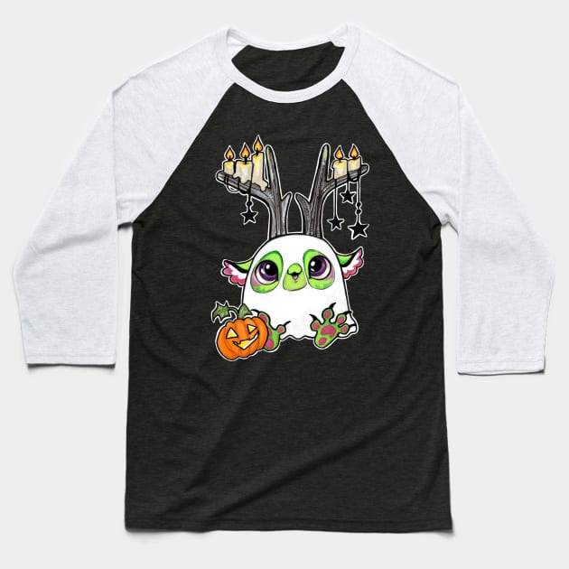 Ghost puffling monster Baseball T-Shirt by BiancaRomanStumpff